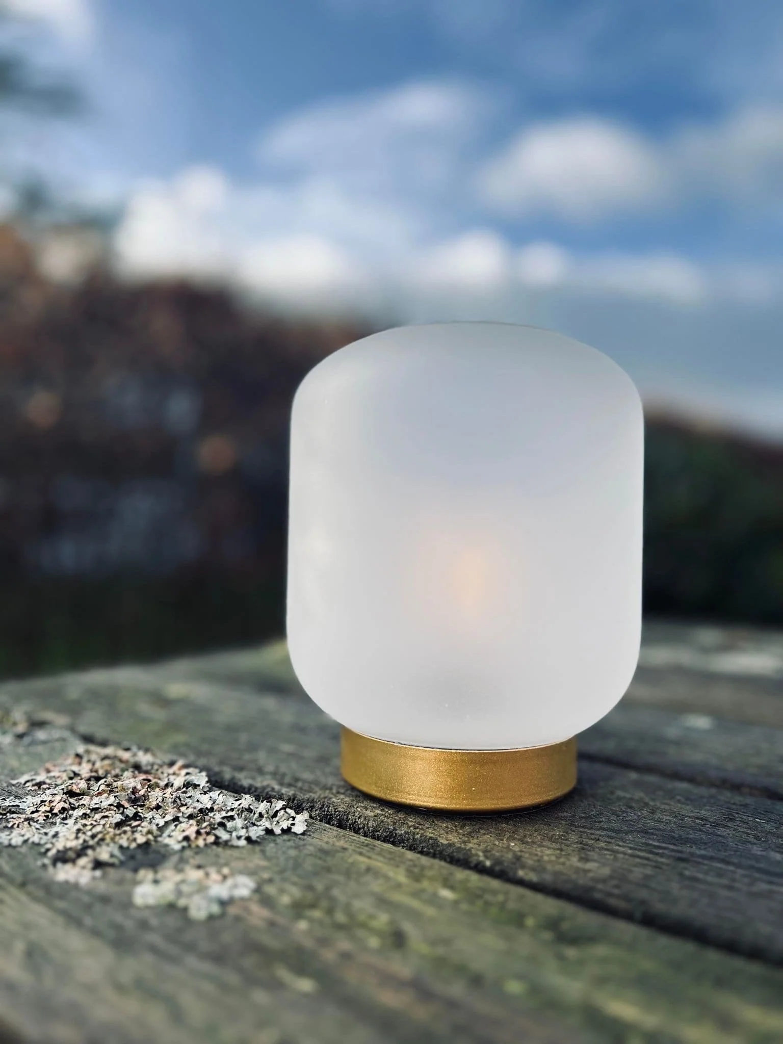 LED Lampe i mat glas med guld - 2. Sortering - Image 11