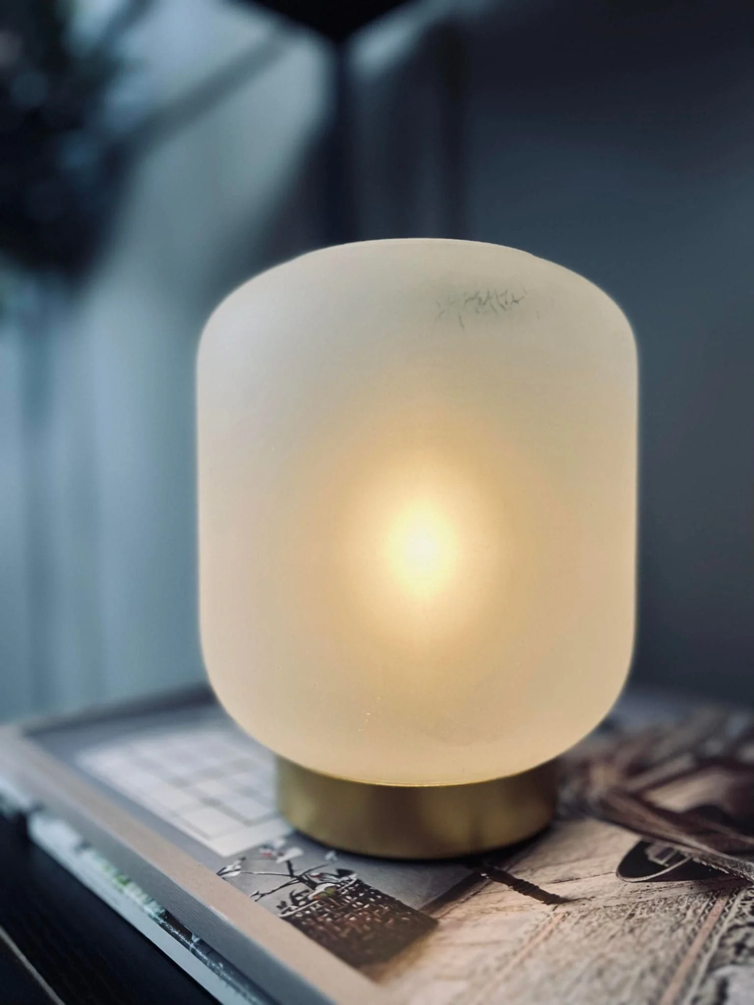 LED Lampe i mat glas med guld - 2. Sortering - Image 14