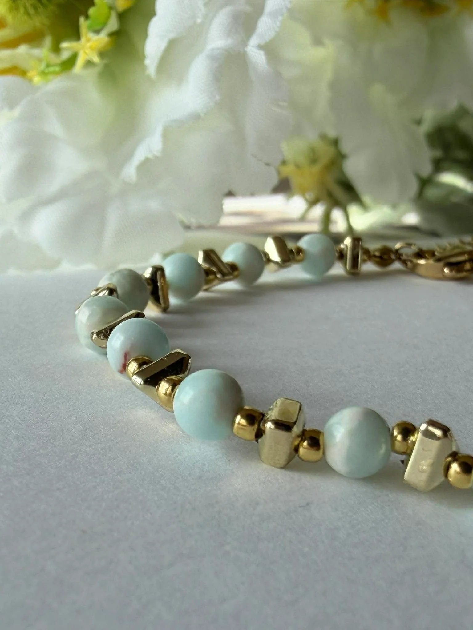 Armbånd TILDE - Natursten - Jade Grøn - Image 4