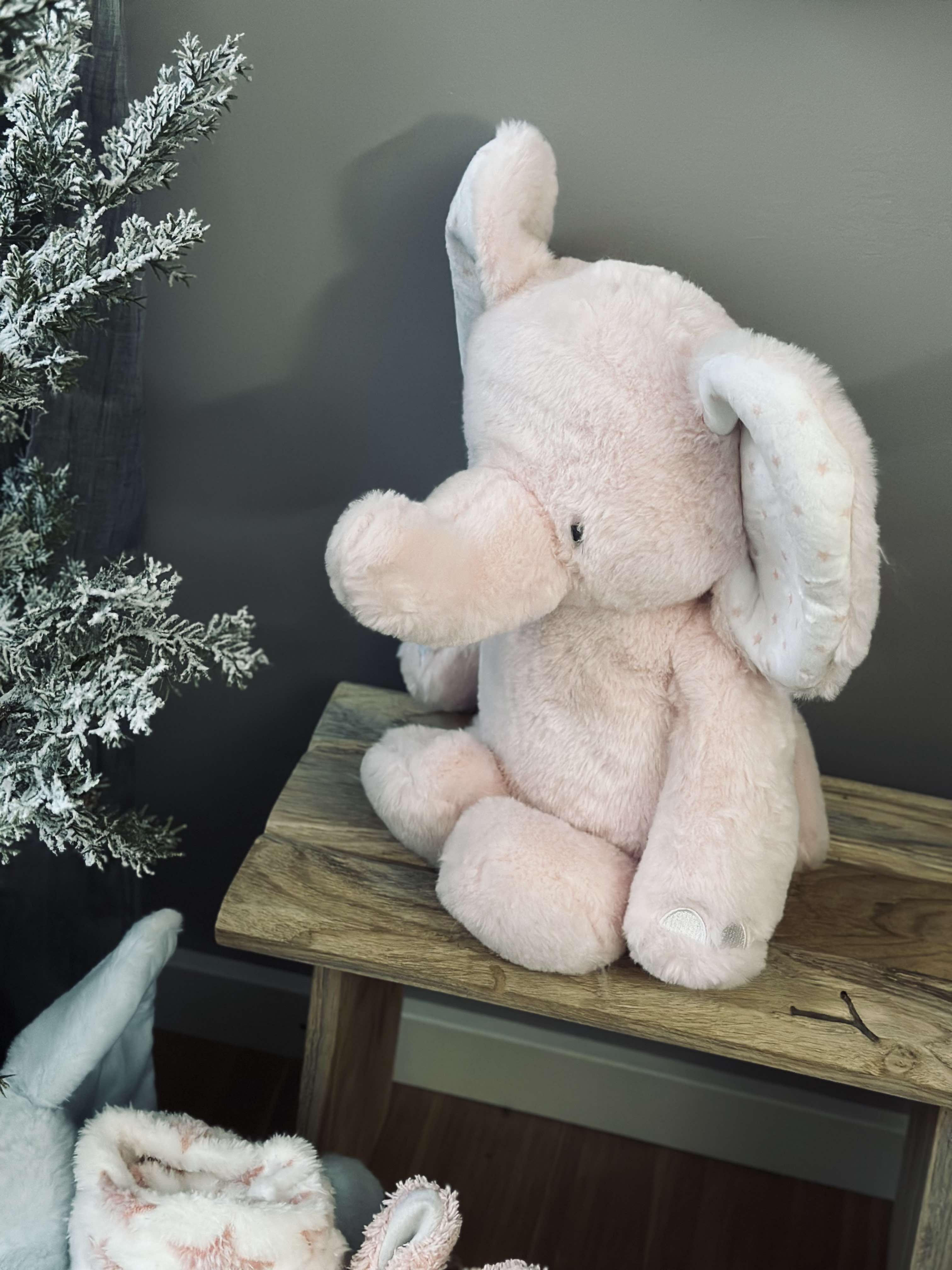 Bamse Elefant 38cm - Lyserød - Image 3