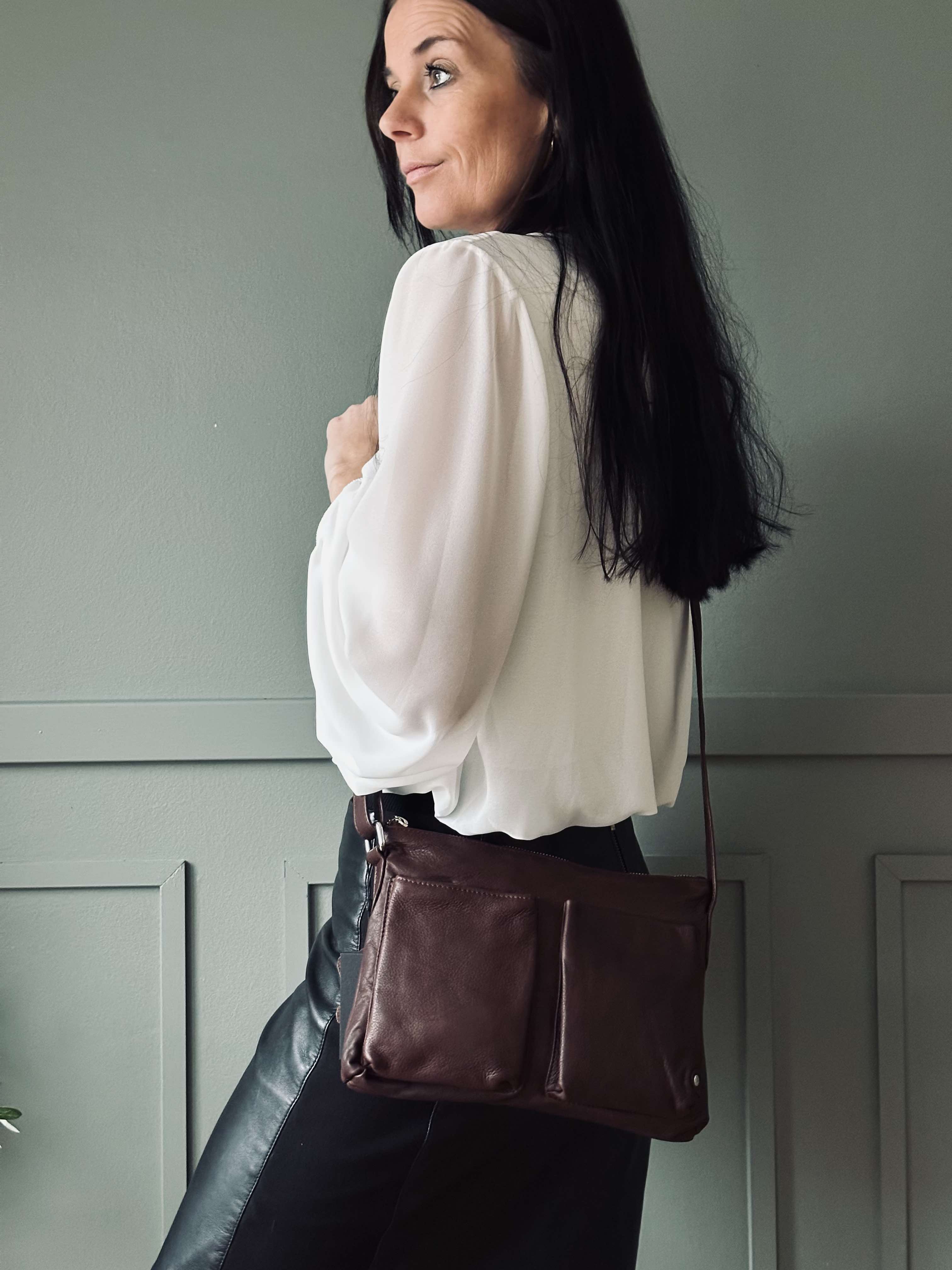 Bluse m. Sløjfe - White - Image 9