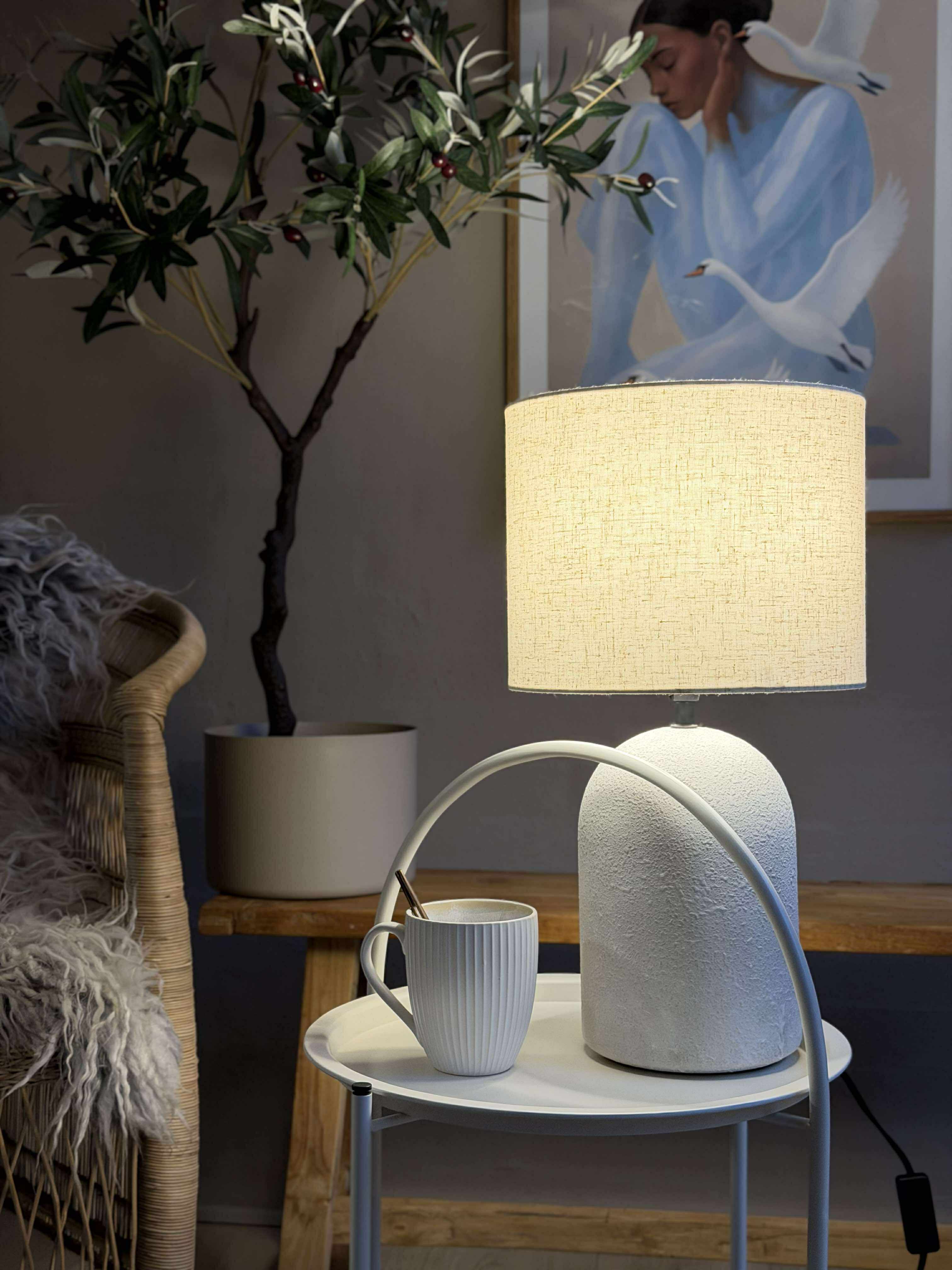 Bordlampe STONEWARE - Lys natur - Image 3