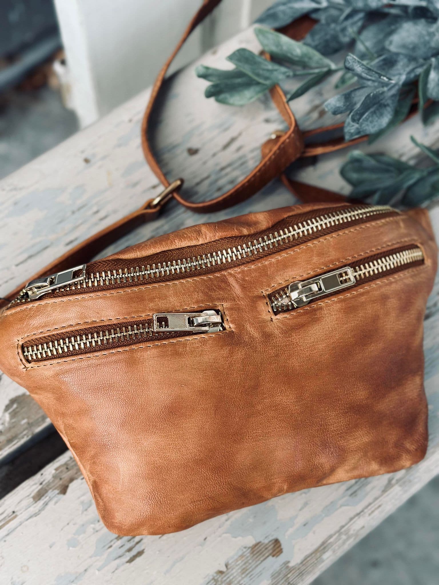 Bumbag SPRING Cognac - Image 2