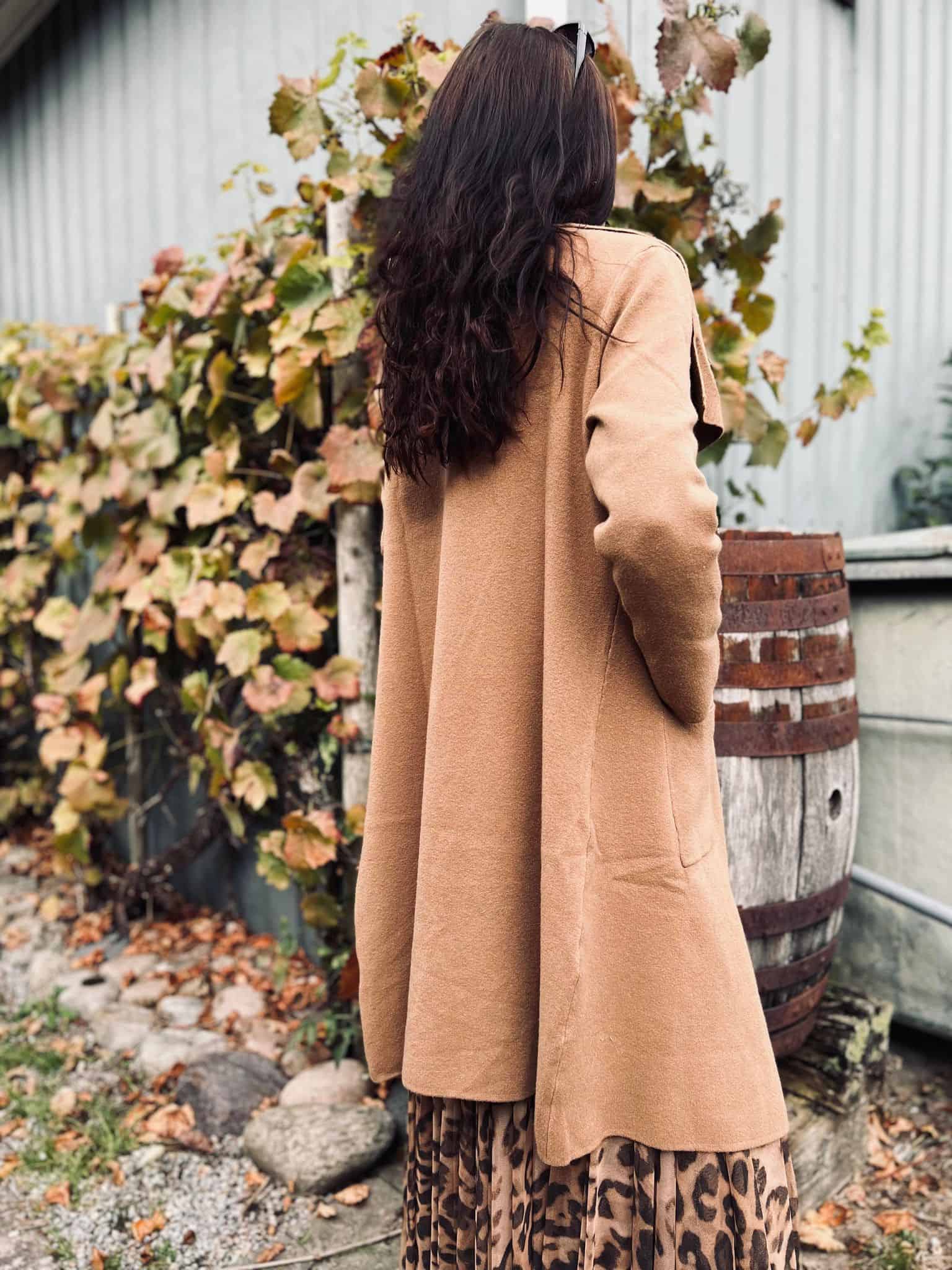 Coat / Cardigan - Camel - Image 5
