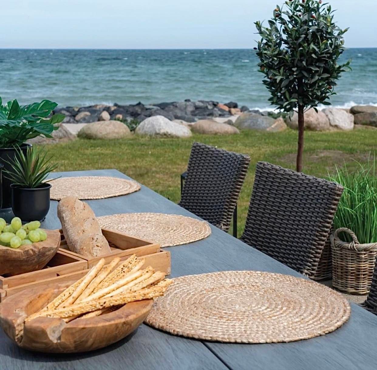 Dækkeserviet i Jute - Natur - Image 10