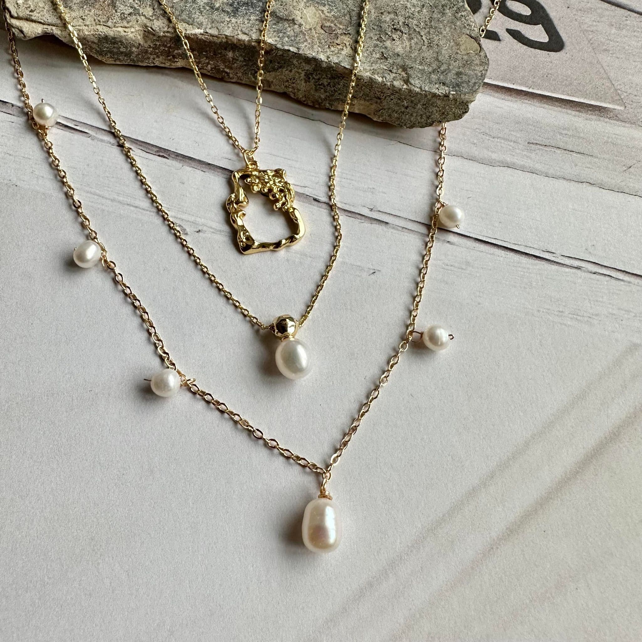 Halskæde Joanna 18K forgyldt Sterling Silver