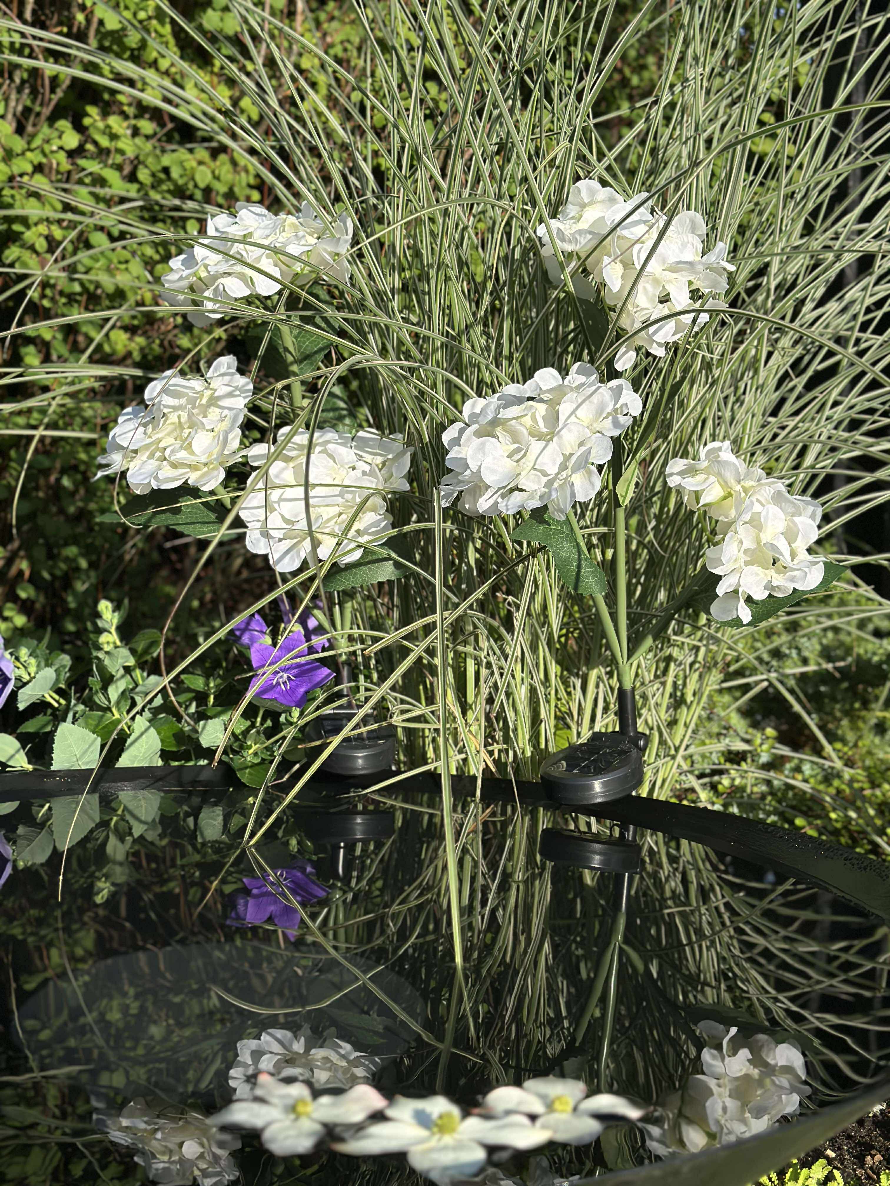 Hortensia med solceller - Hvid - Image 13