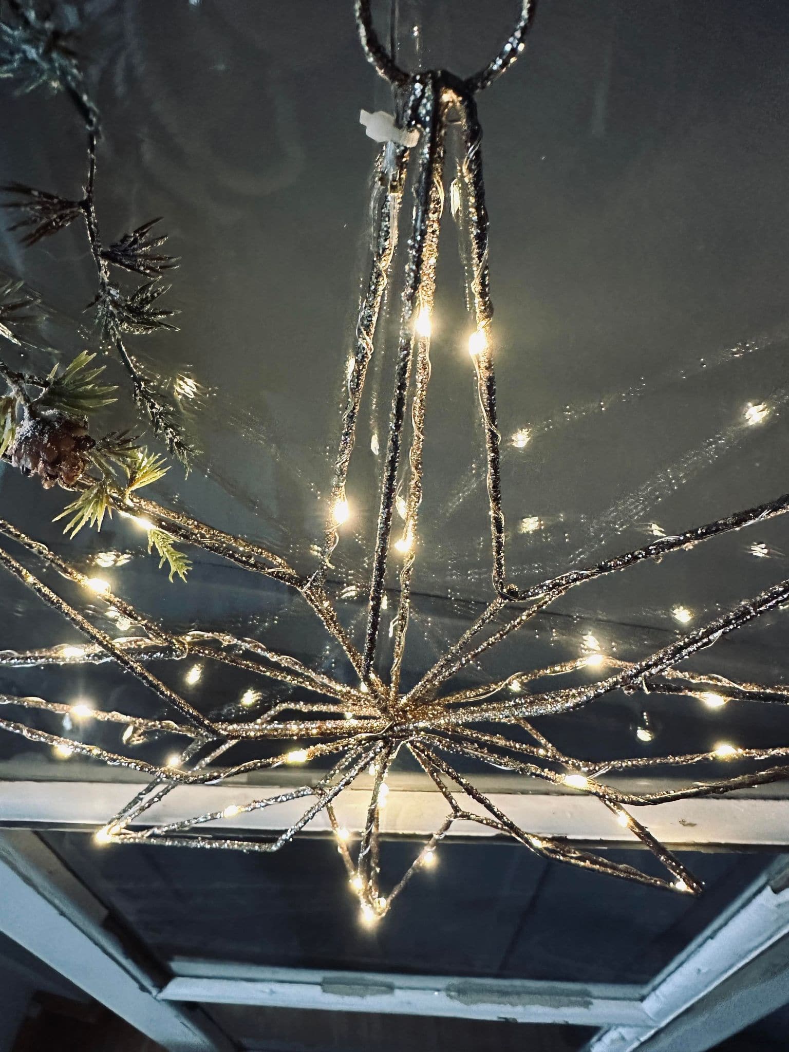 Julestjerne med LED Lys 40cm - timerfunktion - Image 3
