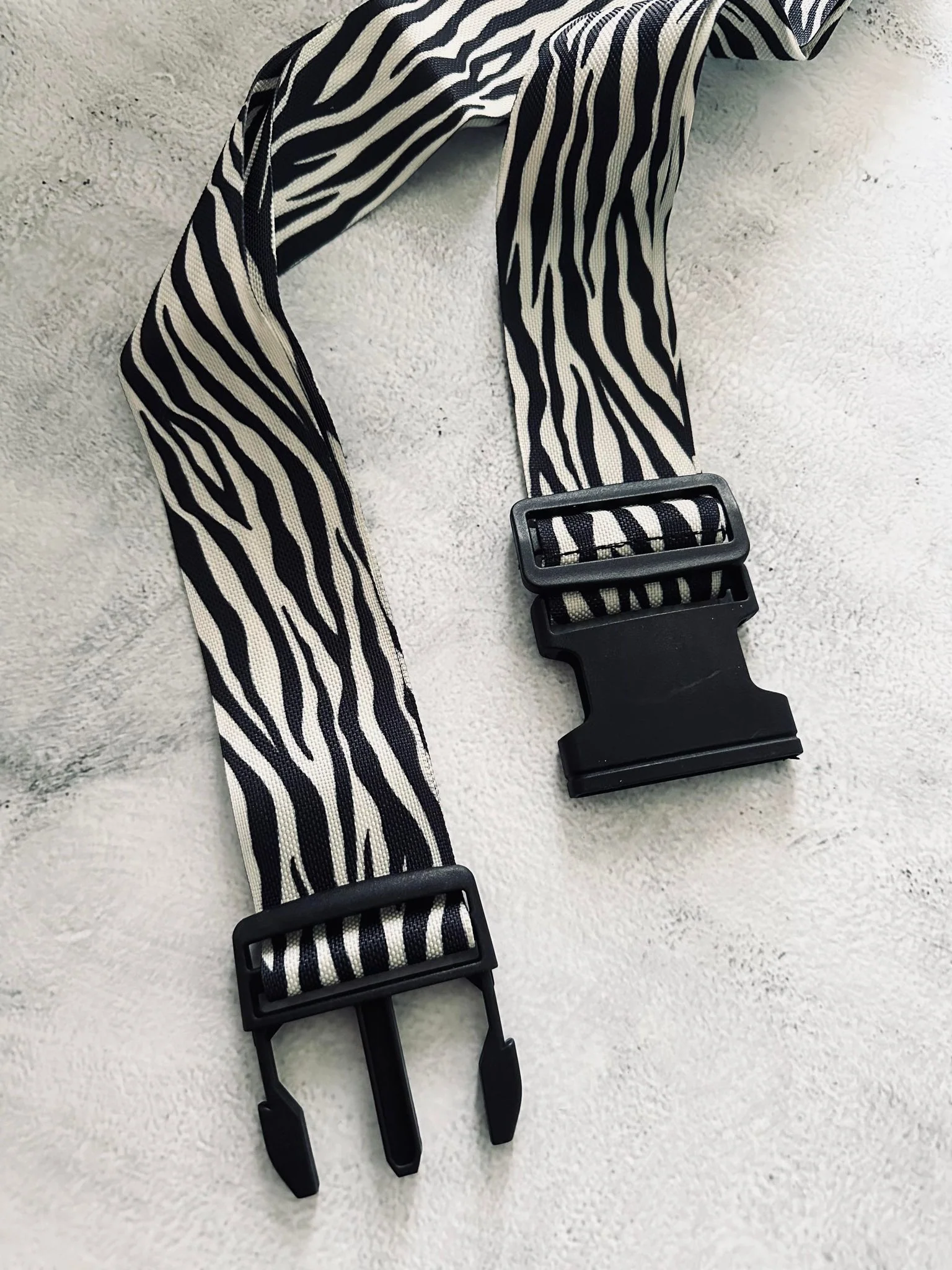 Kuffertbånd – Zebra
