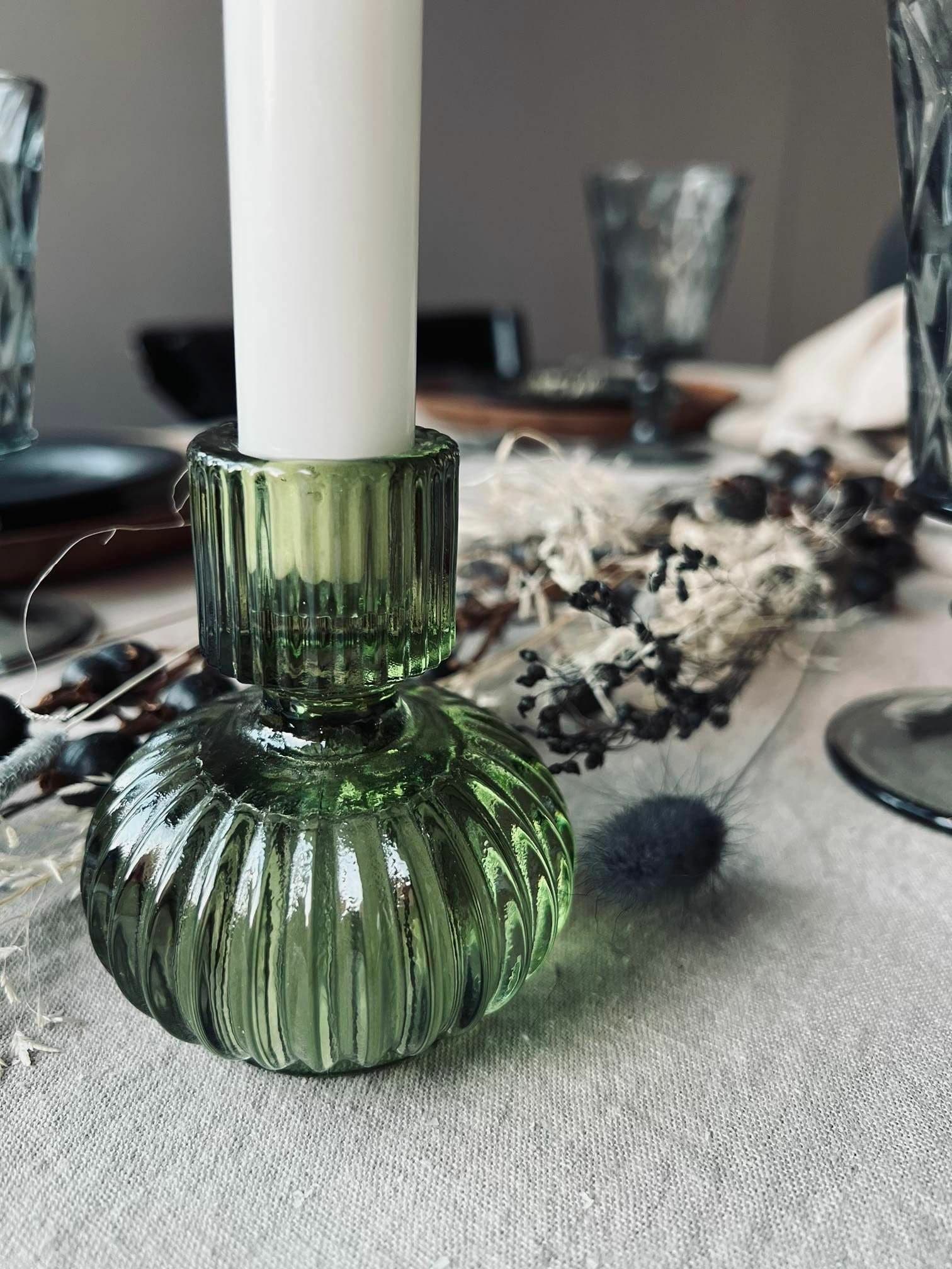 Lysestage GREEN - Vendbar glas - Image 2