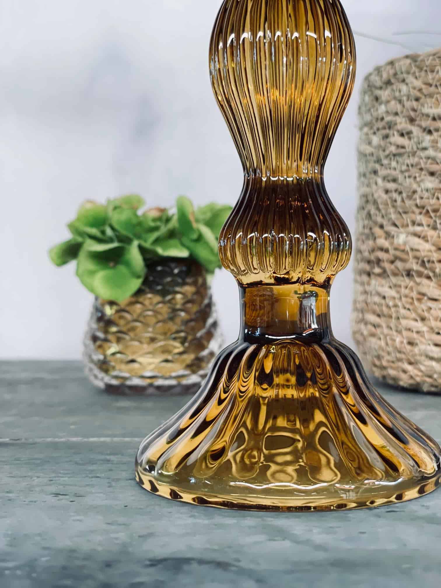 Lysestage i glas – Stor - Image 2
