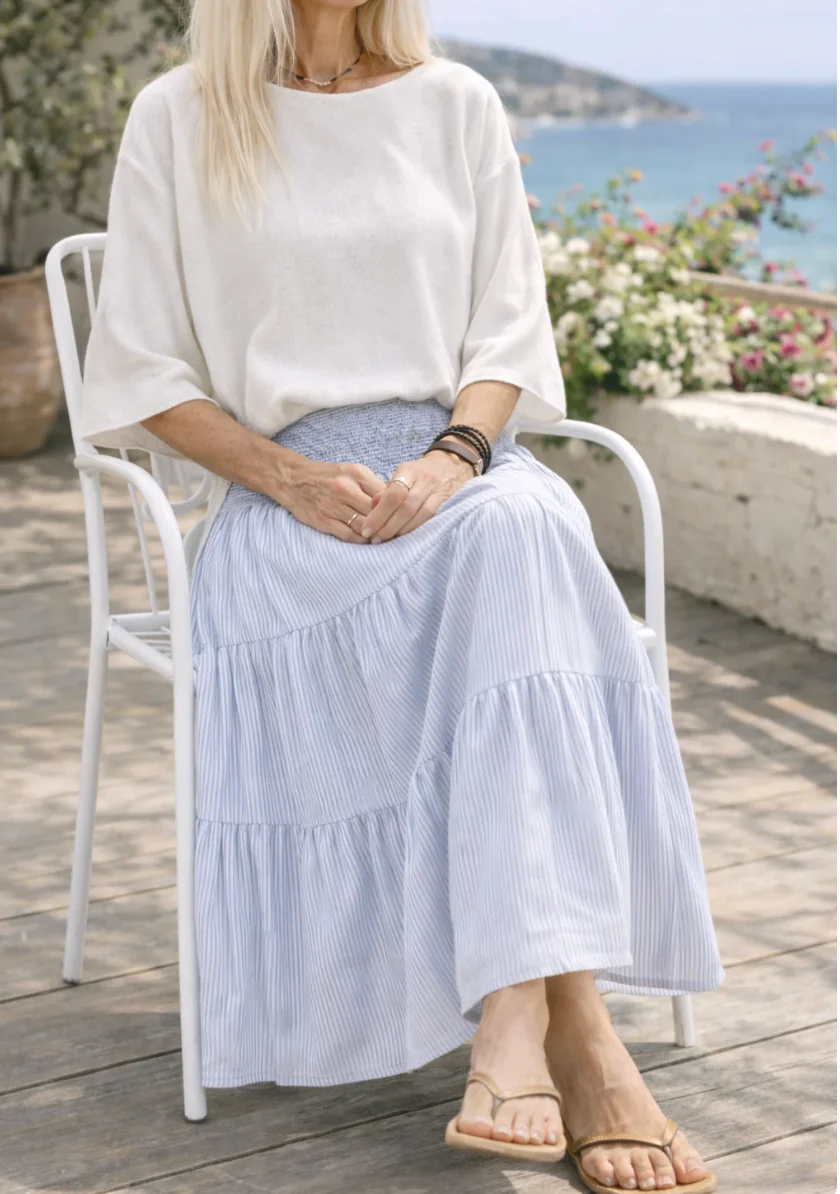 Bluse Sia white – Oversize - Image 12