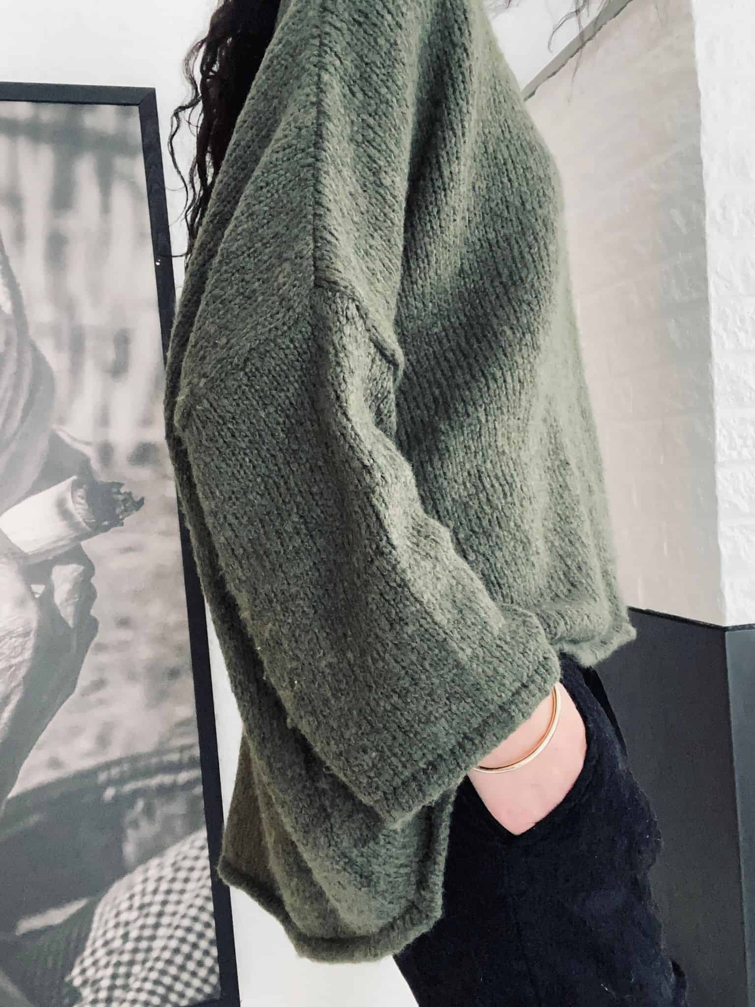 Oversize strik Nilla – Army - Image 3