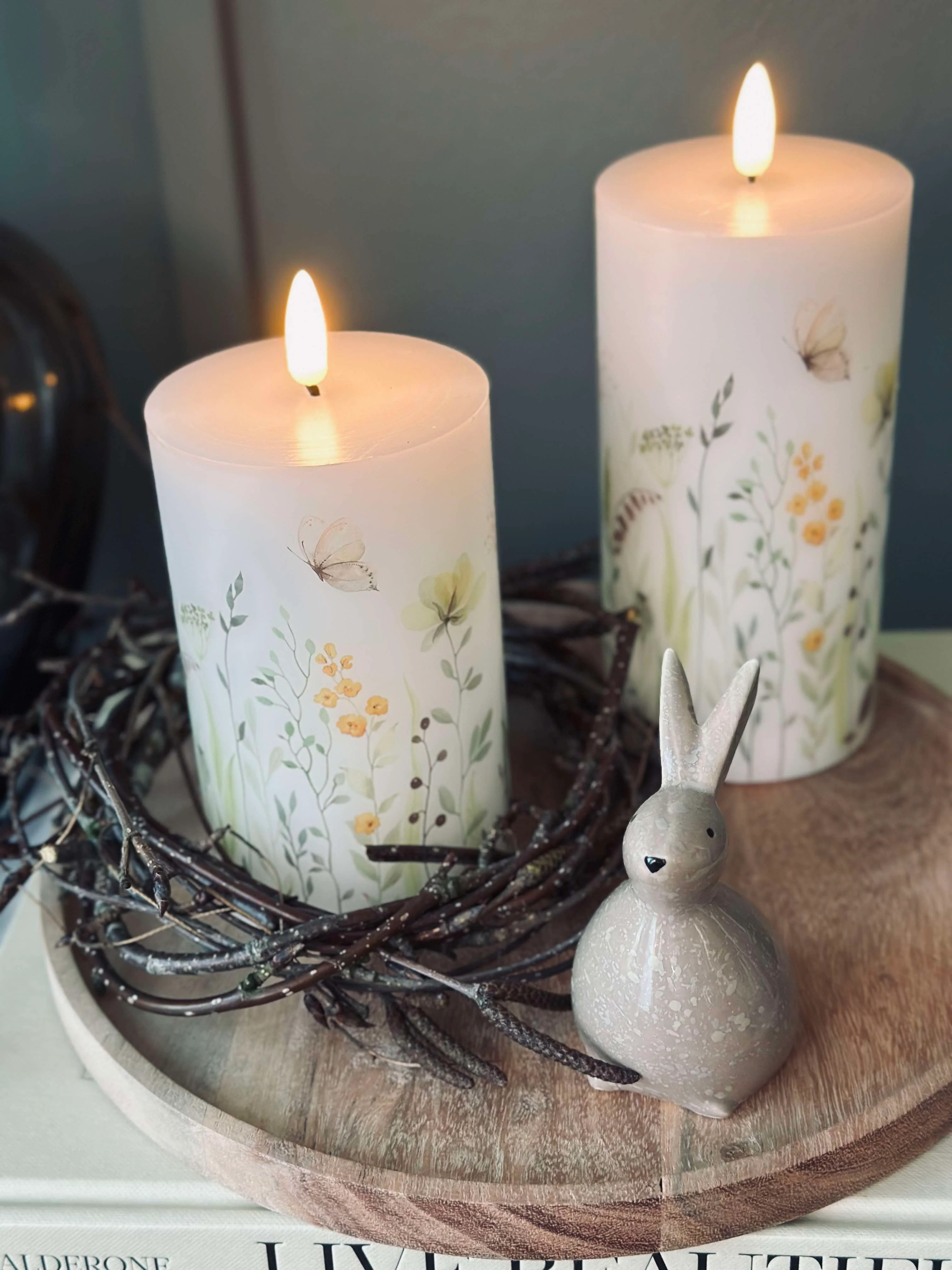 Påskehare - Beige keramik - Image 3