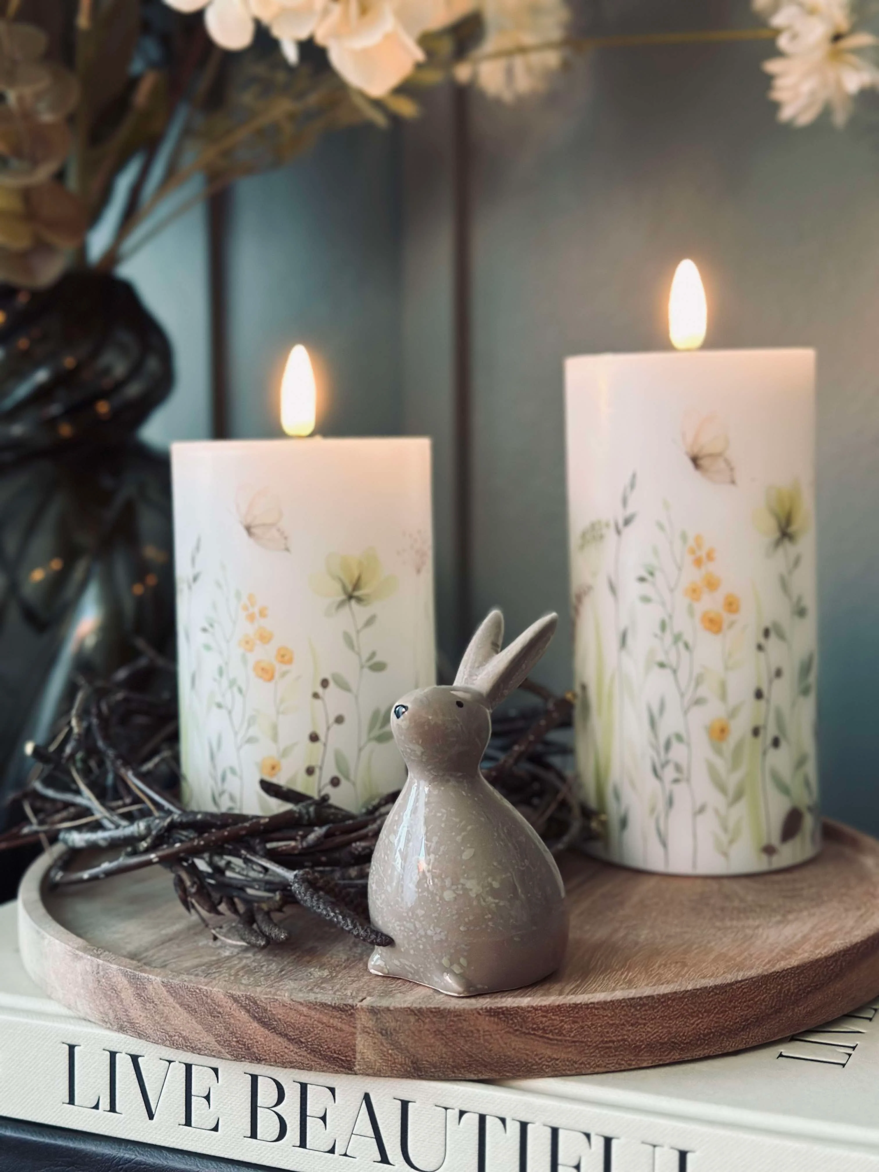 Påskehare - Beige keramik - Image 6