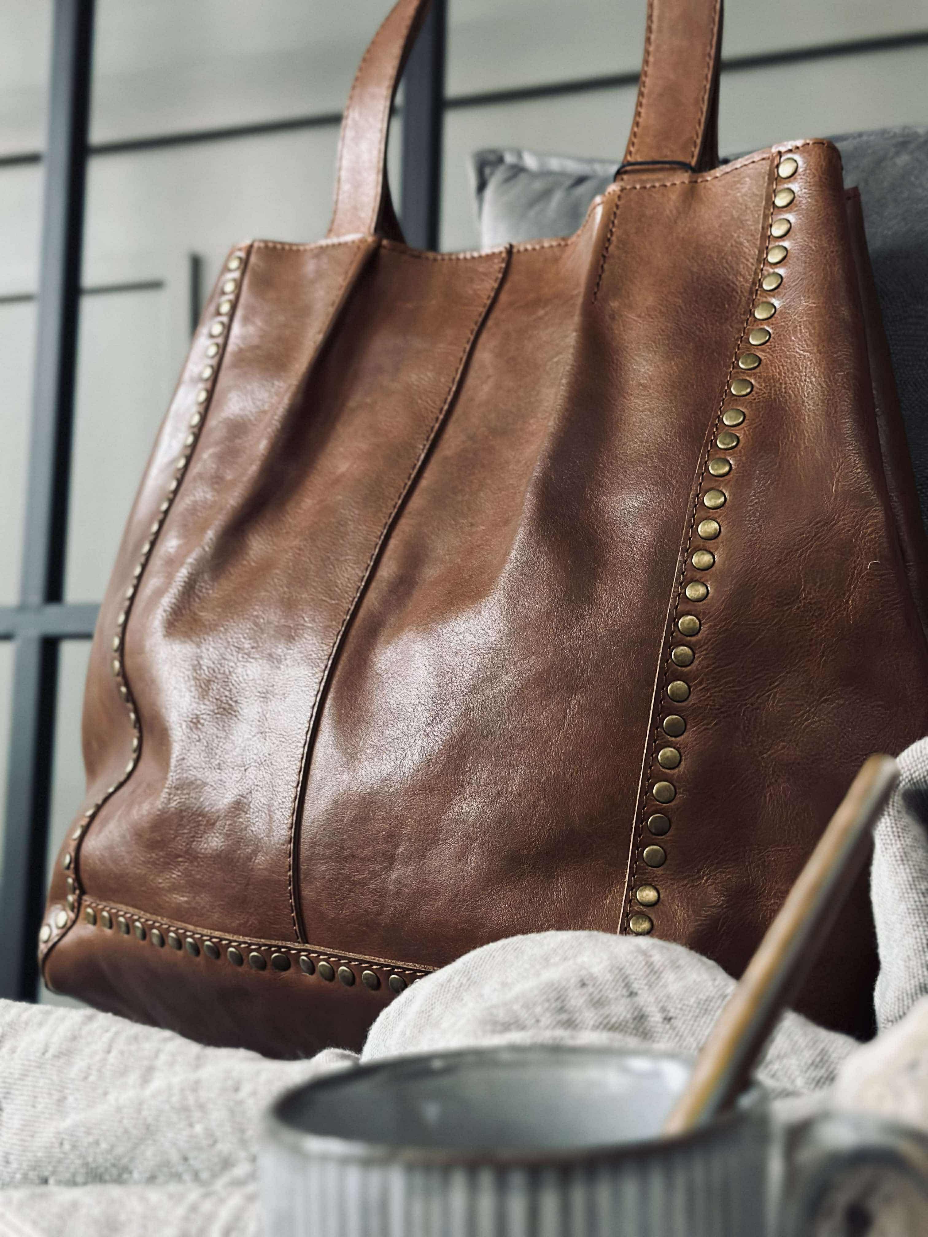 Shopper Raw Vintage cognac - Image 2