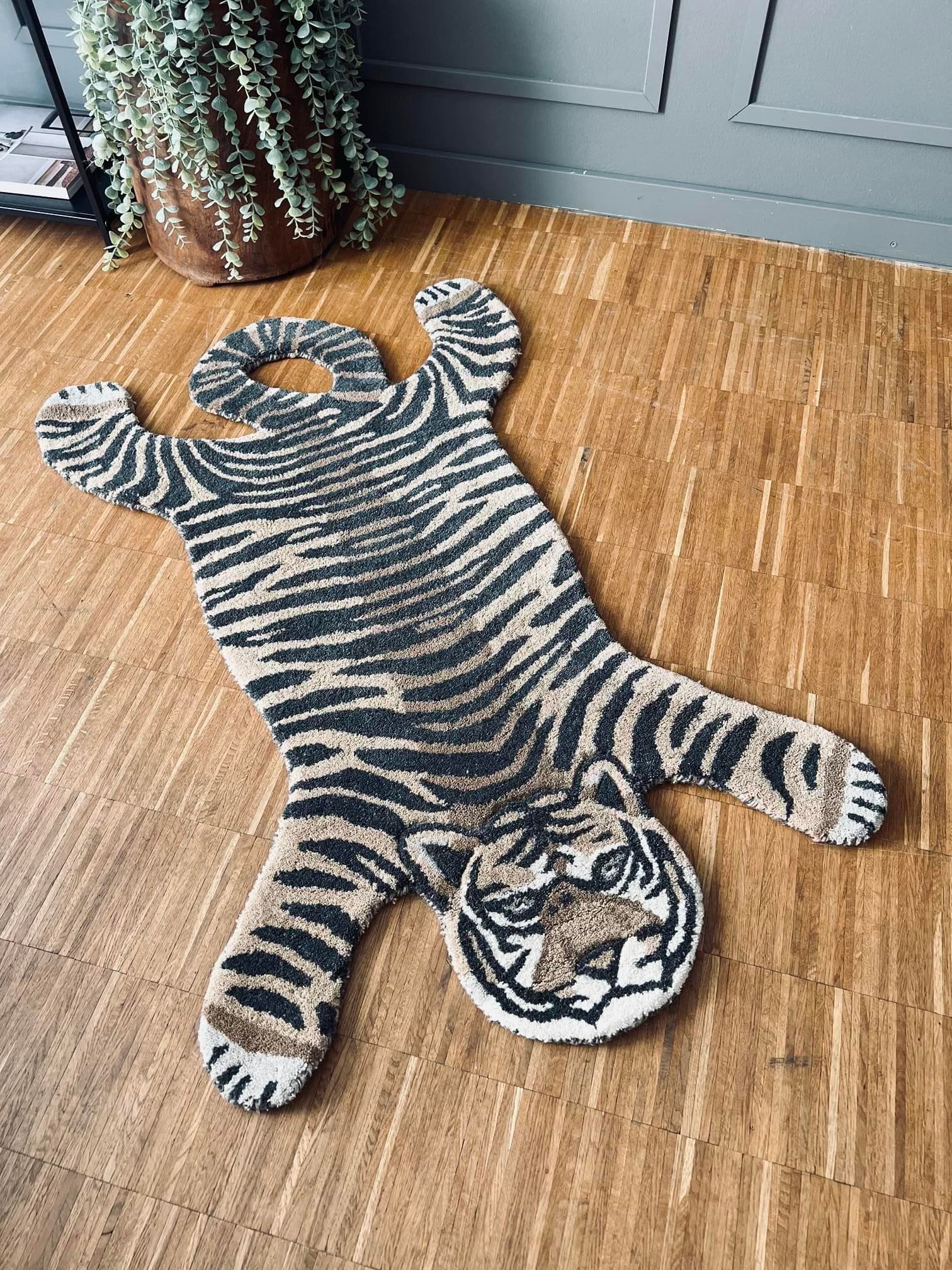 TIGER TÆPPE I ULD - 68X113 - Image 2