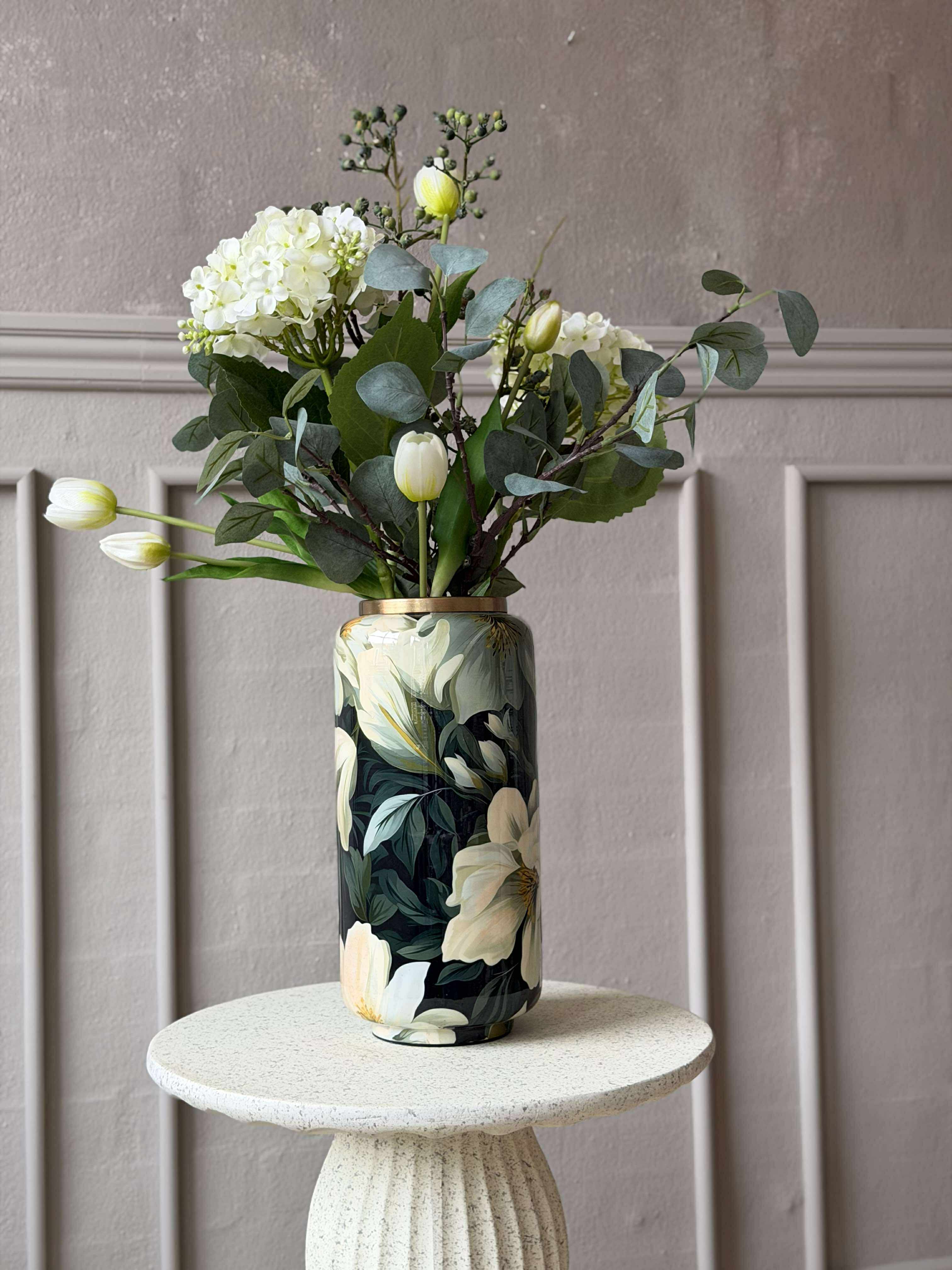 Vase - Flower print 30 cm